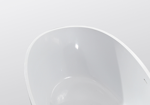 Big Size White Polymarble Acrylic Solid Surface Freestanding Bathtub KKR-B051-5