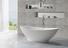 KingKonree black round freestanding bathtub OEM for hotel