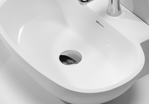 excellent round above counter basin design for hotel-5