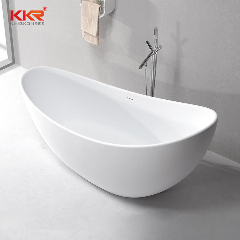 Hot Selling  Artificial Stone Solid Surface Freestanding Bathtub KKR-B072
