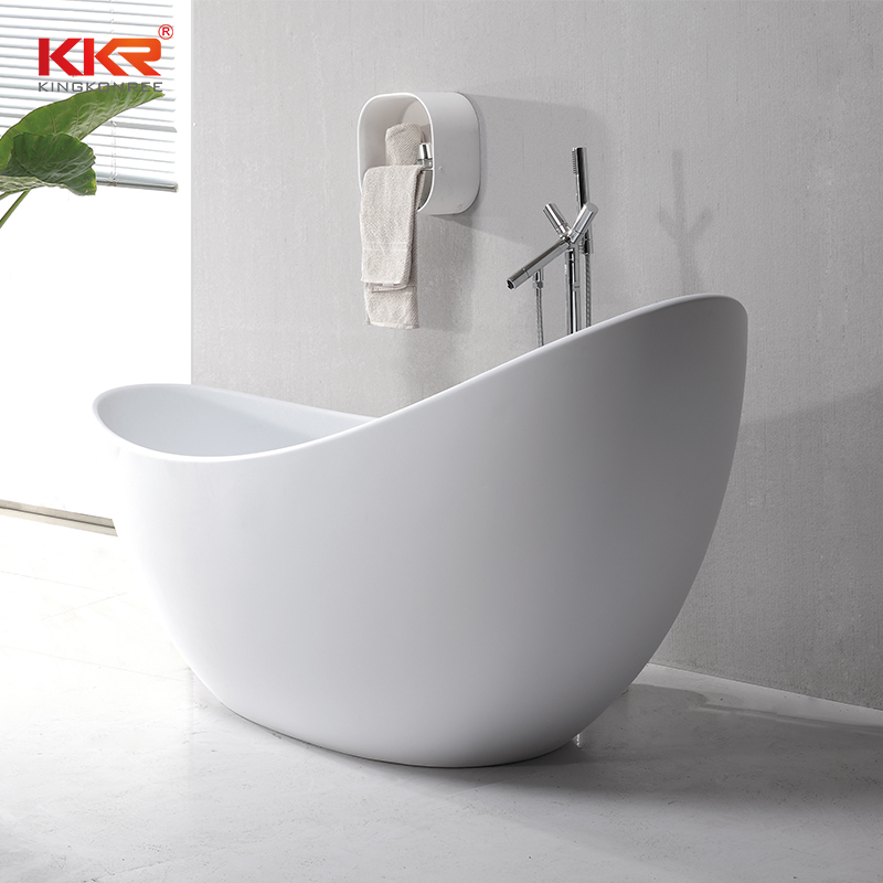 Hot Selling  Artificial Stone Solid Surface Freestanding Bathtub KKR-B072