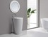 KingKonree freestanding pedestal sink design for bathroom