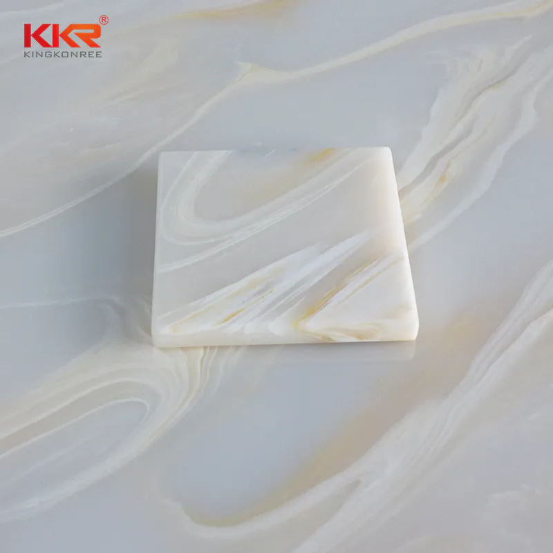 Artificial Marble Acrylic Stone Translucent Solid Surface Sheets KKR-A025