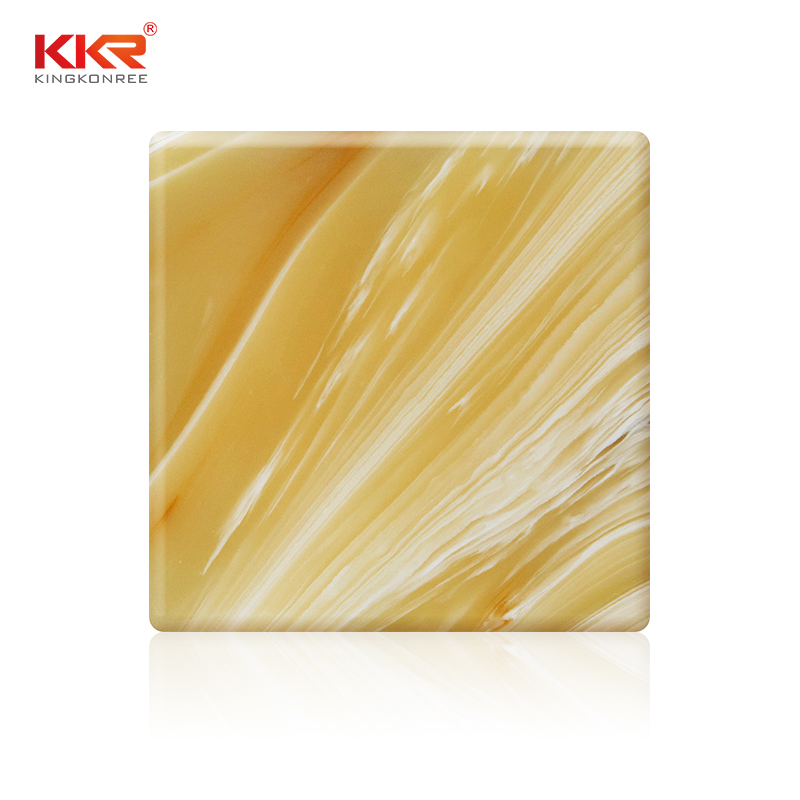 KKR Wholesale Acrylic Stone Translucent Solid Surface Sheets KKR-A029