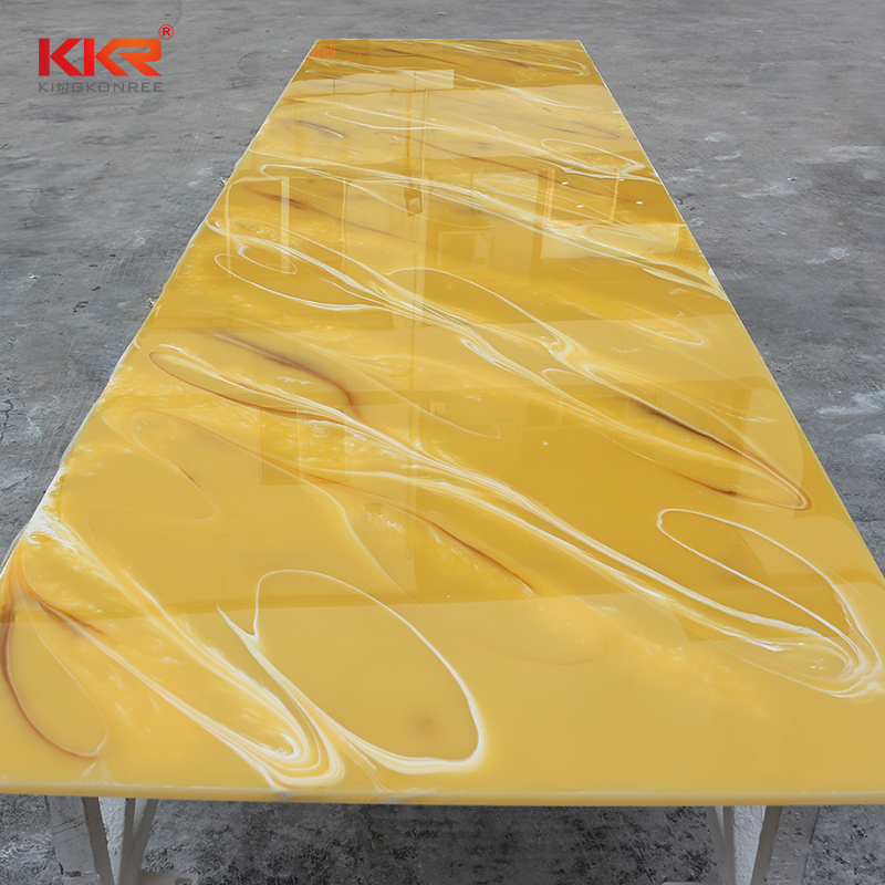 KKR Wholesale Acrylic Stone Translucent Solid Surface Sheets KKR-A029