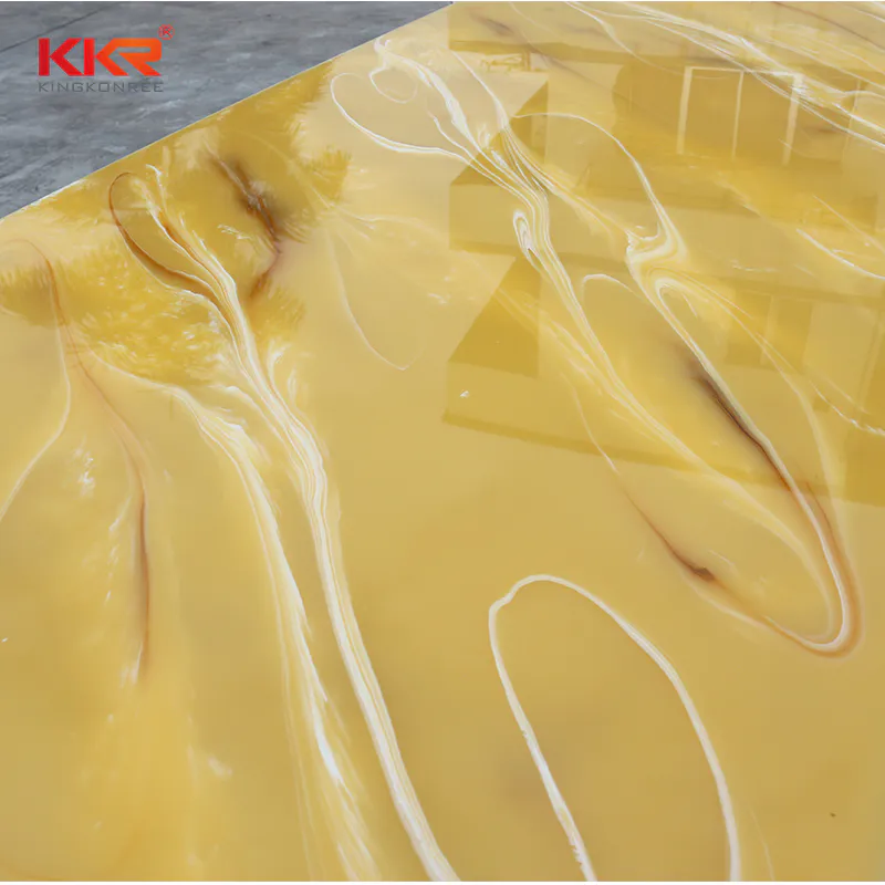 KKR Wholesale Acrylic Stone Translucent Solid Surface Sheets KKR-A029