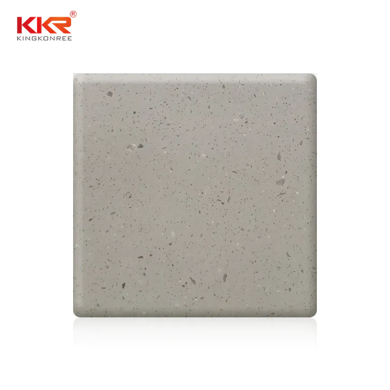 3660mm Gray Color Artificial Stone Pure Acrylic Solid Surface Sheet  KKR-M2665