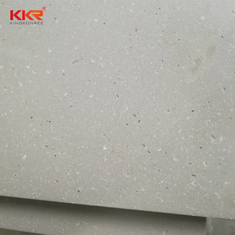 3660mm Gray Color Artificial Stone Pure Acrylic Solid Surface Sheet  KKR-M2665
