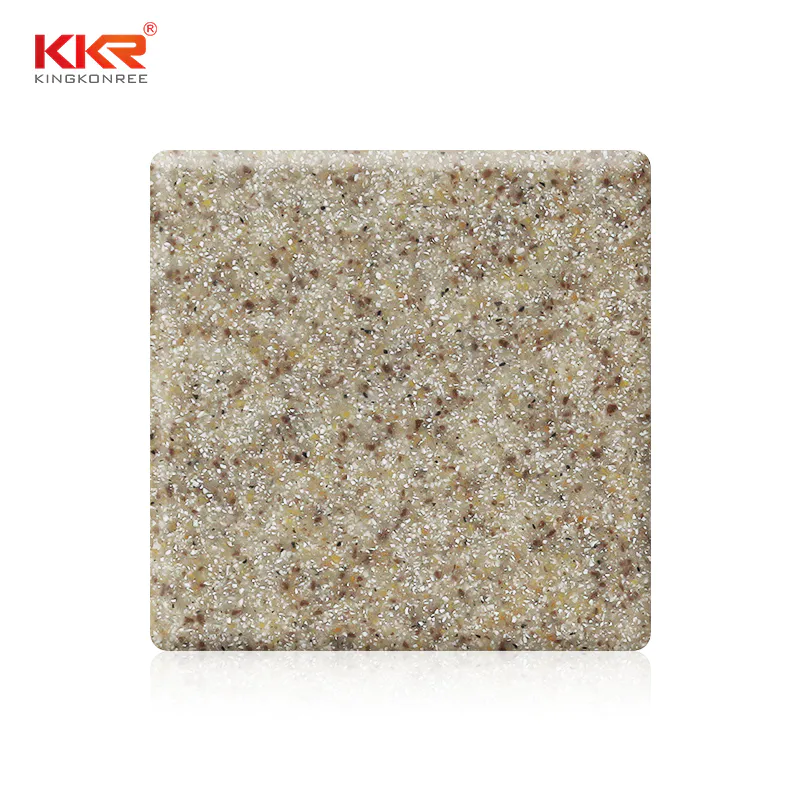 1220mm Width Sand Color Resin Stone Acrylic Solid Surface Sheet KKR-M1609