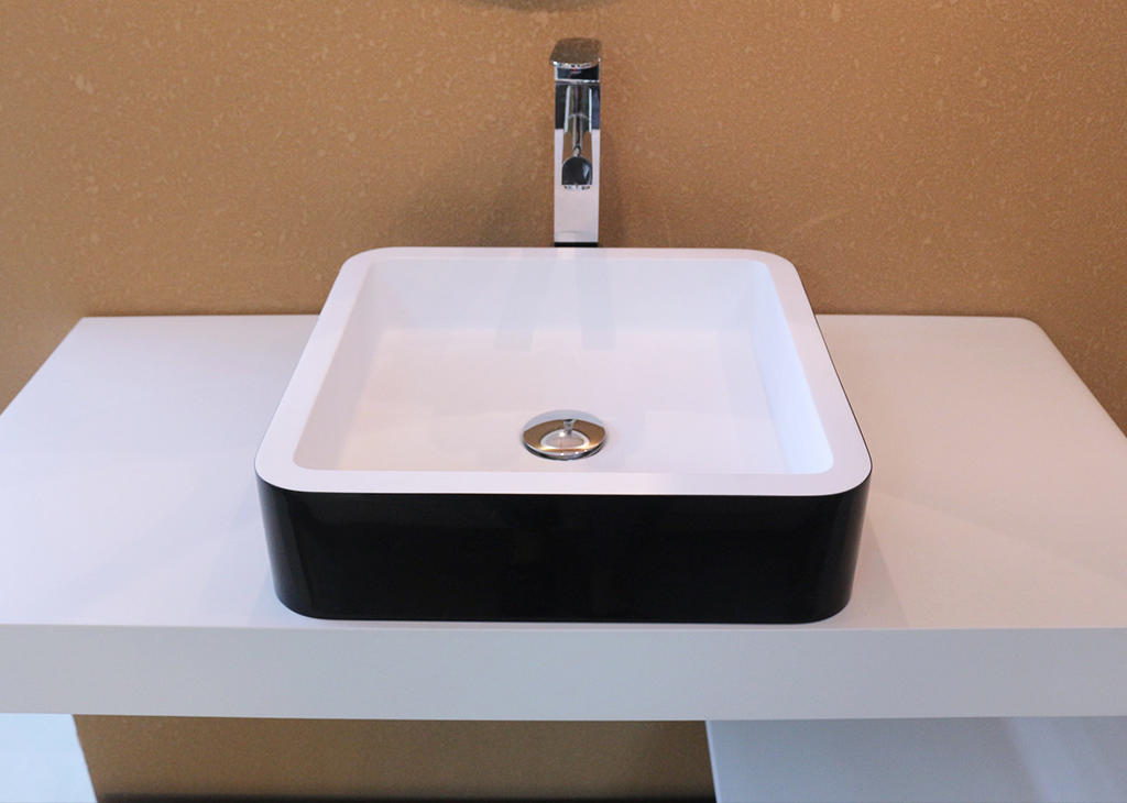 pure rectangle above counter basin manufacturer for room