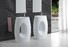KingKonree resin freestanding bathroom basin design for hotel