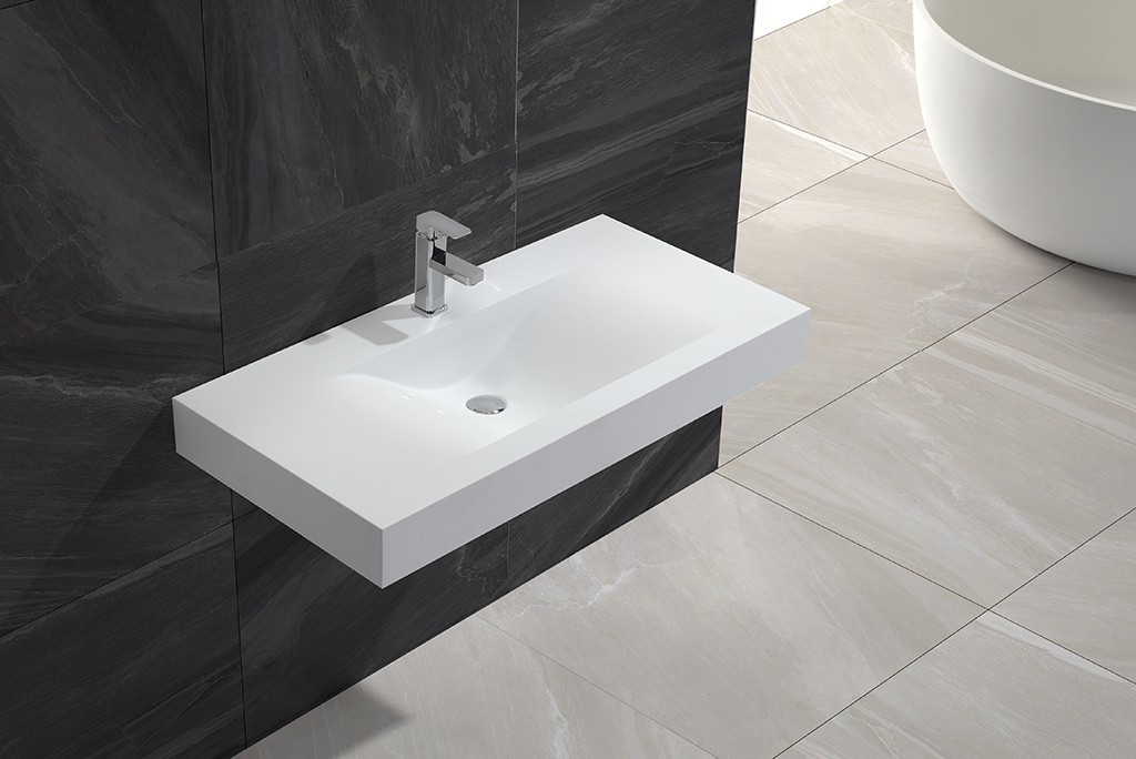 KingKonree square wall mounted hand basin customized for home