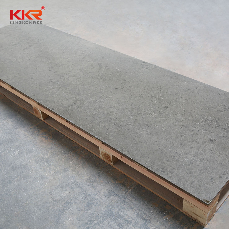 1220mm Width Artificial Marble Texture Pattern Acrylic Solid Surface Sheet KKR-M5803