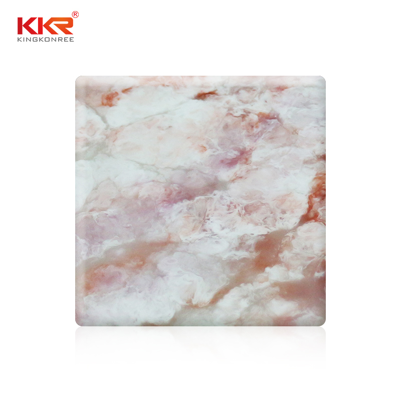 120 Inch Artificial Marble Modified Acrylic Solid Surface Sheets With Texture Pattern KKR-M8809