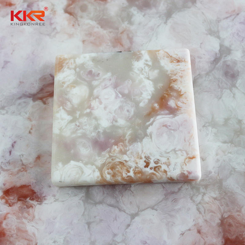120 Inch Artificial Marble Modified Acrylic Solid Surface Sheets With Texture Pattern KKR-M8809
