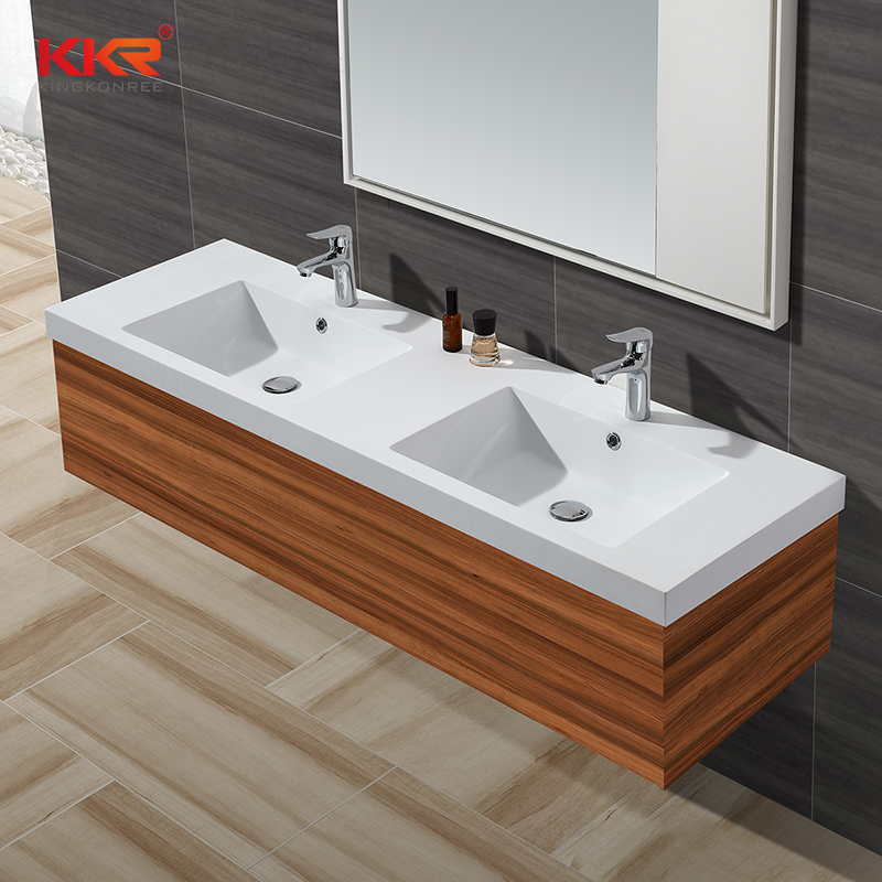 140CM Length Slid Surface Cabinet Basin With Double Sinks  KKR-1201