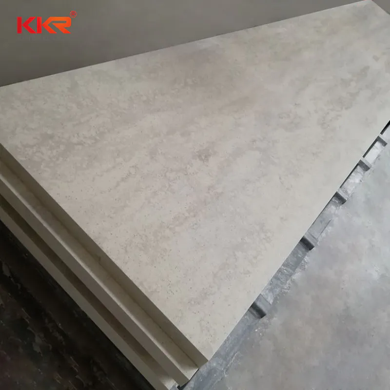 Artificial Stone 100% Pure Acrylic Solid Surface Sheets With Texture Pattern KKR-M6810