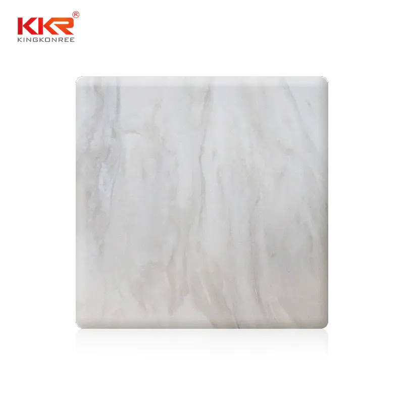 KKR Wholesale Modified Acyrlic Solid Surface Sheets With Texture Pattern KKR-M8817