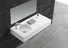 KingKonree acrylic rectangular wash basin customized for home