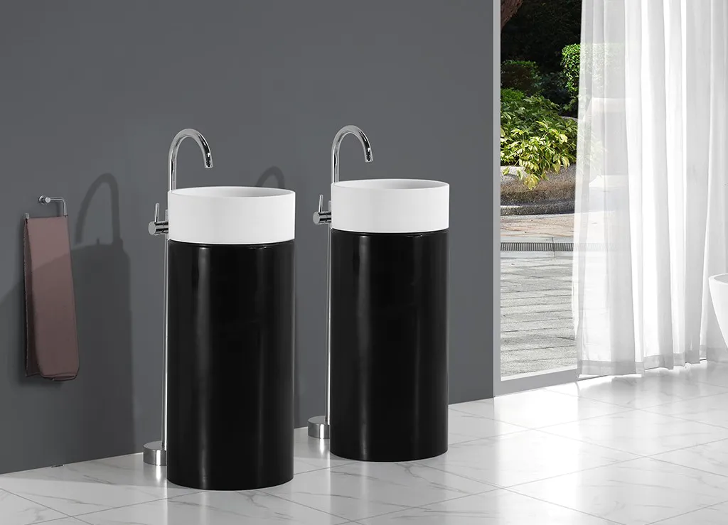 KingKonree Brand freestanding basin shape custom bathroom free standing basins