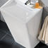KingKonree rectangle stand alone bathroom sink design for hotel