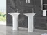 black freestanding pedestal sink design for hotel