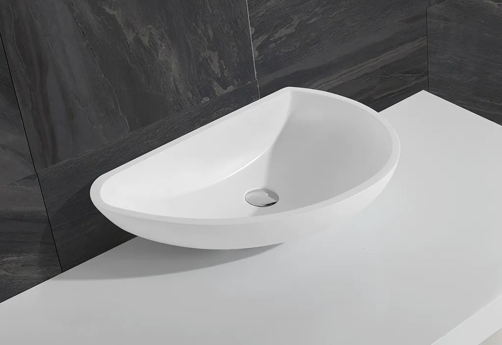 Hot wash oval above counter basin pure KingKonree Brand