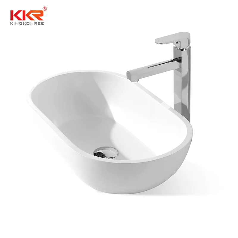 Bathroom Acrylic Solid Surface Above Counter Sink KKR-1312