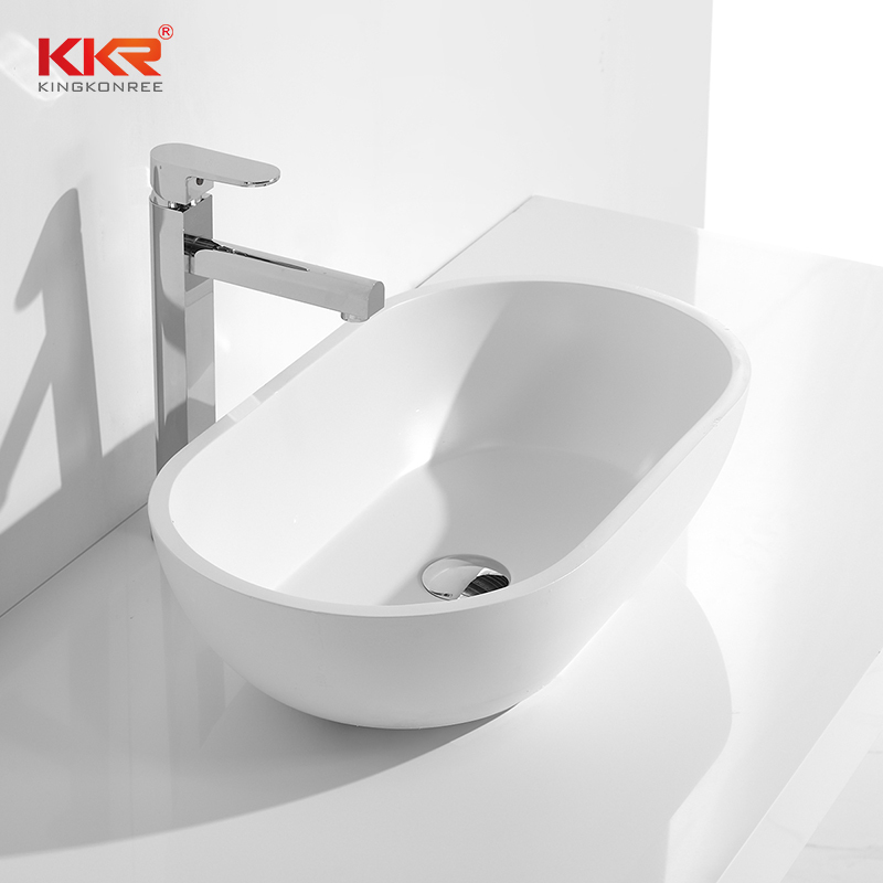 Bathroom Acrylic Solid Surface Above Counter Sink KKR-1312