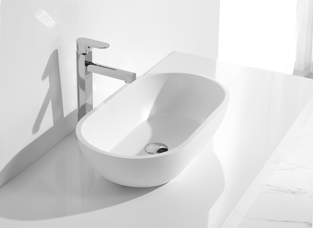 white above counter vessel sink sanitary ware for room KingKonree