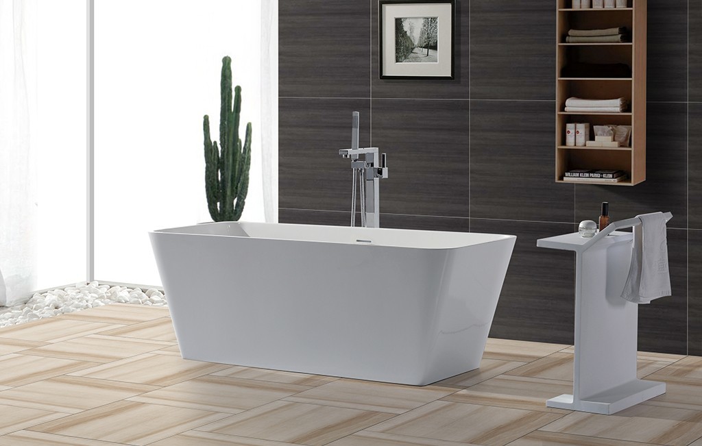 matt acrylic freestanding bathtub free design