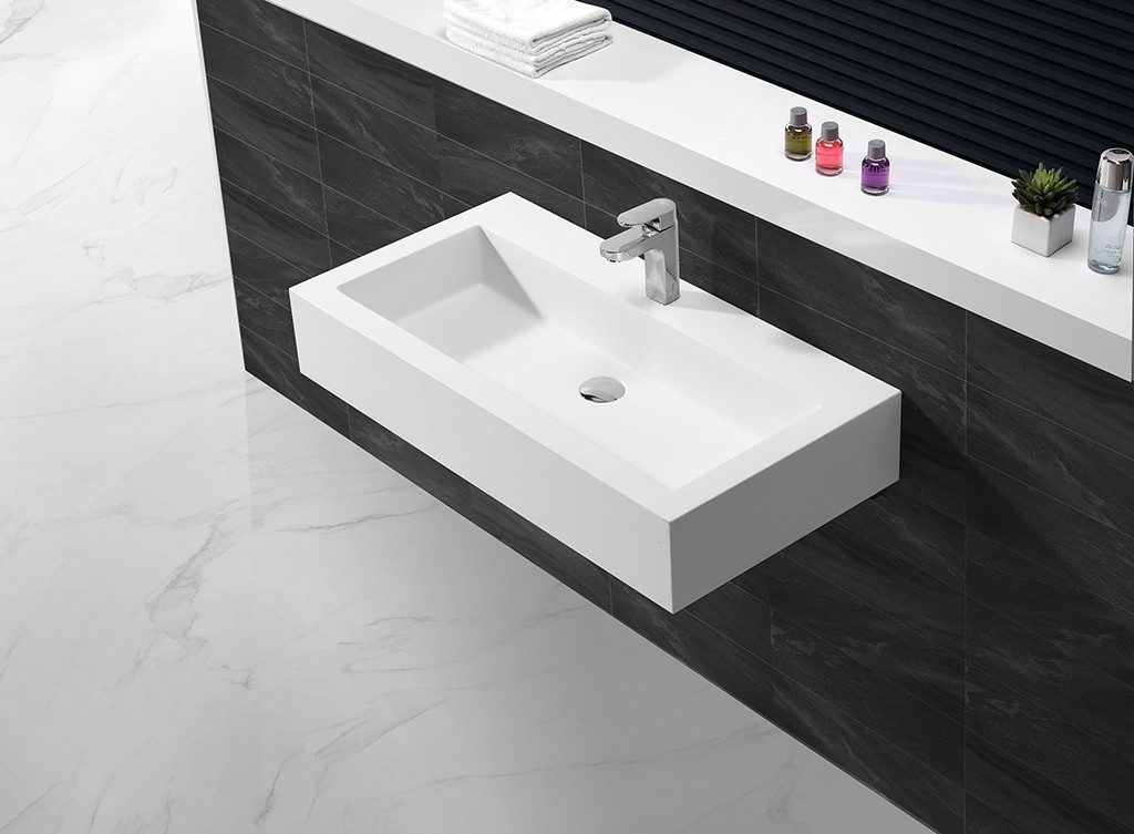 rectangle caroma wall mounted basin supplier for home