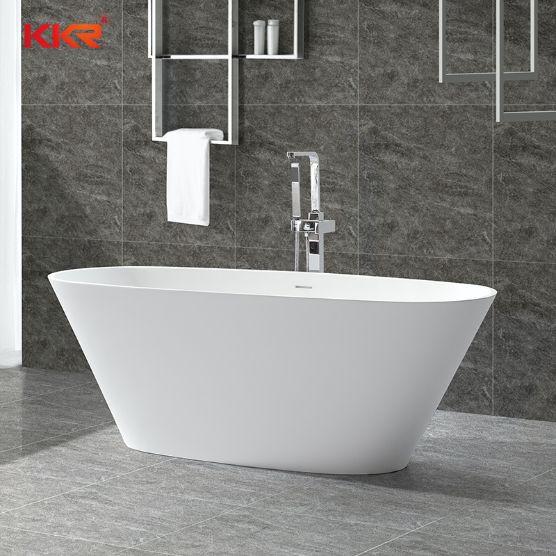 Resin Stone Acrylic Solid Surface Bathroom Freestanding Bath Tubs KKR-B050