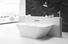 KingKonree standard solid surface bathtub free design for family decoration