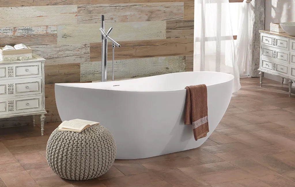 Wholesale round solid surface bathtub KingKonree Brand