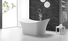 quality small freestanding soaking tub at discount for family decoration