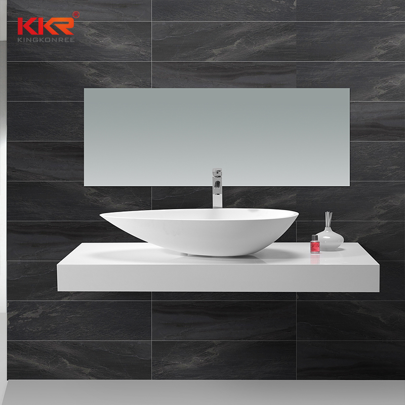 Acrylic Solid Surface Countertop Wash Basin KKR-1502