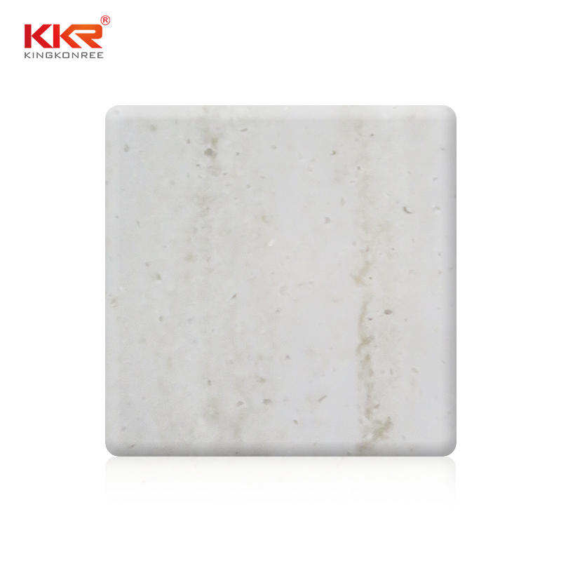 3680mm Artificial Marble Acrylic Stone Texture Pattern Solid Surface Sheet KKR-M6802