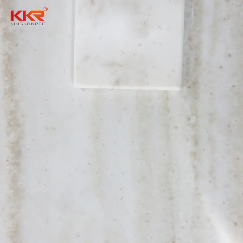 3680mm Artificial Marble Acrylic Stone Texture Pattern Solid Surface Sheet KKR-M6802