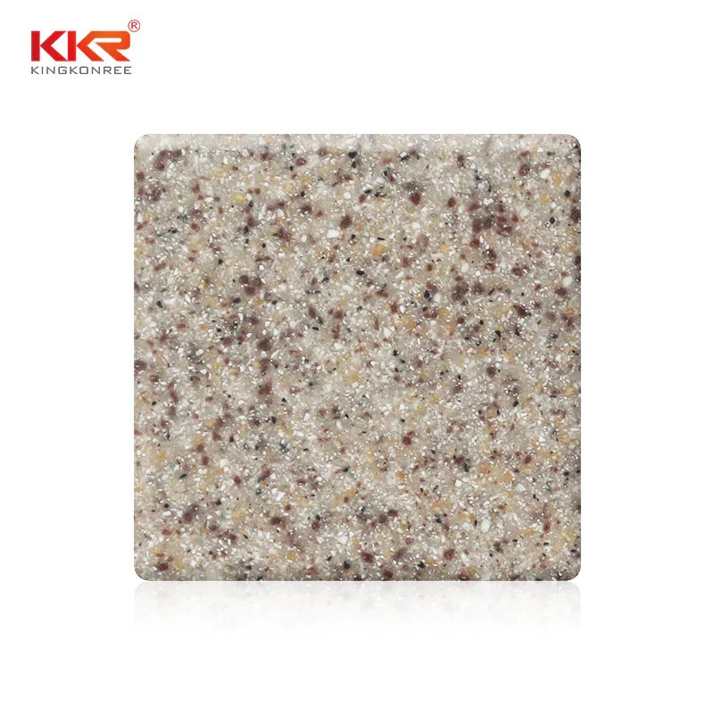 Hot Sale Sand Color Acrylic Stone Solid Surface Sheets KKR-M1620