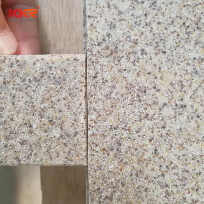 Hot Sale Sand Color Acrylic Stone Solid Surface Sheets KKR-M1620