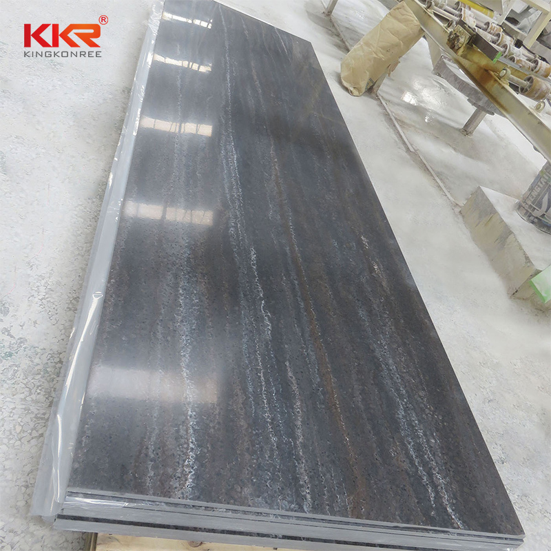 48 Inch Width Texture Pattern Acrylic Solid Surface Sheets KKR-M8829