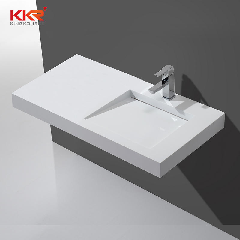 Hot sale In Europe Marke Wall Hung Basin With Small Slope Design KKR-1339
