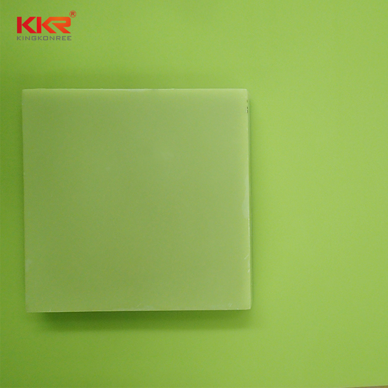 Green Modified Acrylic Soild Surface Sheets KKR-M1705