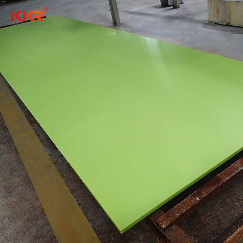 Green Modified Acrylic Soild Surface Sheets KKR-M1705