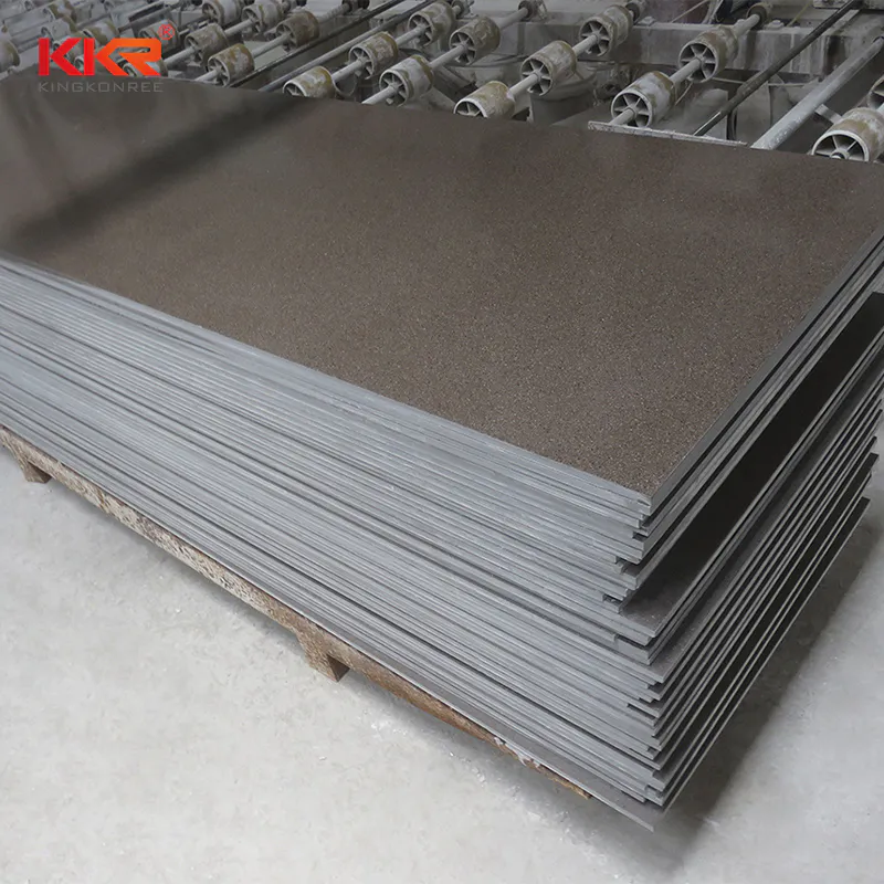 KKR Wholesale Modified Acrylic Solid Surface Sheets With Chips Color KKR-M1678