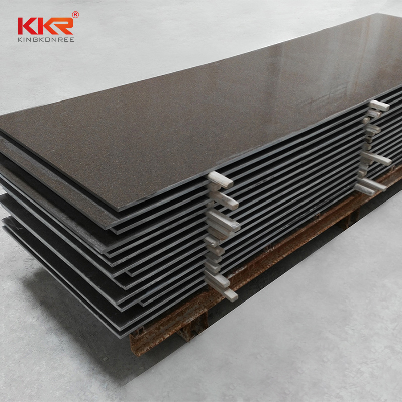 KKR Wholesale Modified Acrylic Solid Surface Sheets With Chips Color KKR-M1678