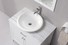 white above counter vanity basin supplier for hotel