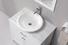 white above counter vanity basin supplier for hotel