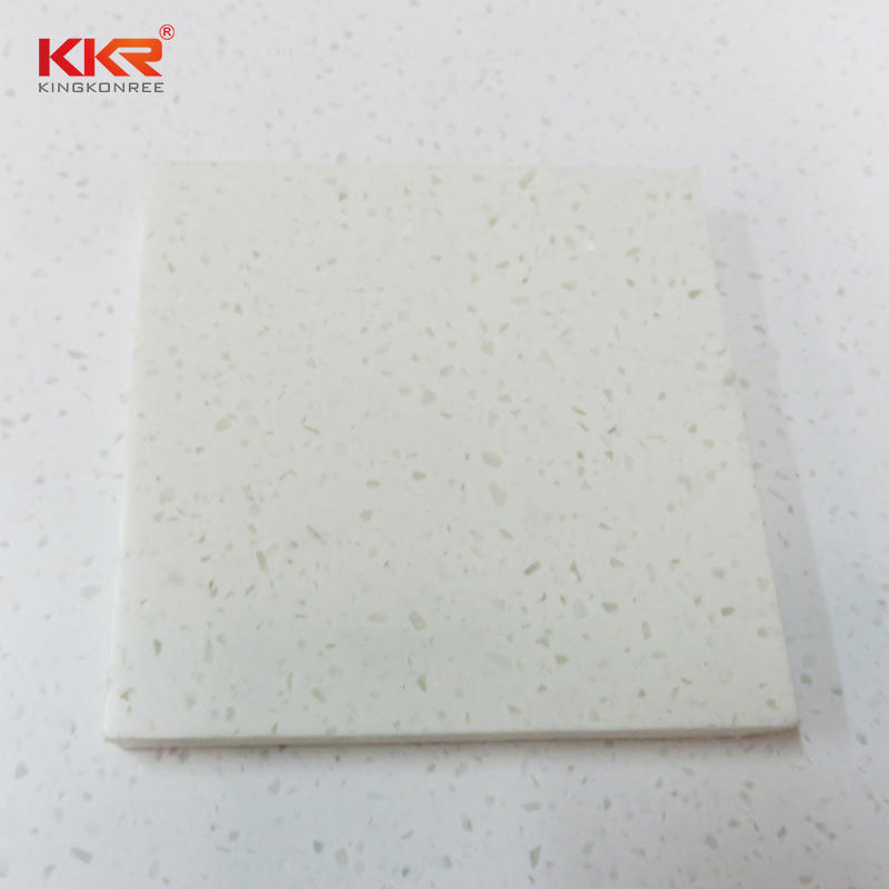 900mm Width White Color With Chips Acrylic Solid Surface Sheets KKR-M1815